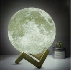 Lamp Moon, 3D 25cm цена и информация | Настольные лампы | kaup24.ee