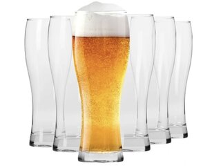 Kõrged õlleklaasid Chill Krosno, 500 ml, 6 tk hind ja info | Klaasid, tassid ja kannud | kaup24.ee