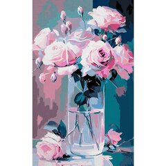 Набор для рисования по номерам Розы с любовью 30x50 цена и информация | Живопись по номерам | kaup24.ee