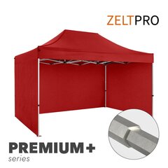 Pop-up telk Zeltpro Premium+ 3 x 4,5m, punane hind ja info | Telgid | kaup24.ee