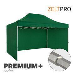 Pop-up telk Zeltpro Premium+, 3 x 4,5 m, roheline цена и информация | Палатки | kaup24.ee