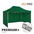 Pop-up telk Zeltpro Premium+, 3 x 4,5 m, roheline
