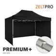 Pop-up telk Zeltpro Premium+, 3 x 4,5 m, must