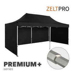 Pop-up telk Zeltpro Premium+, 4 x 6 m, must hind ja info | Telgid | kaup24.ee