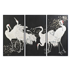 Kolme maali komplekt Dkd Home Decor Idamaine Heron (210 x 4 x 140 cm) hind ja info | Seinapildid | kaup24.ee