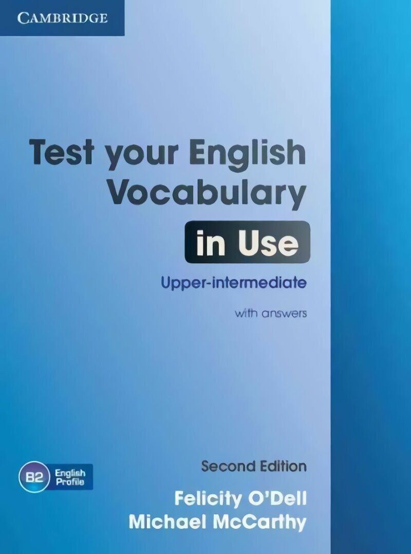 Test Your English Vocabulary in Use Upper-intermediate Book with Answers  2nd Revised edition цена | kaup24.ee