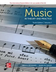 ISE Music in Theory and Practice Volume 1 10th edition цена и информация | Книги об искусстве | kaup24.ee