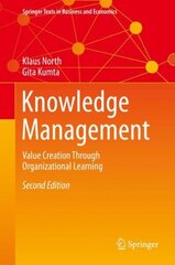 Knowledge Management: Value Creation Through Organizational Learning 2018 2nd ed. 2018 hind ja info | Majandusalased raamatud | kaup24.ee