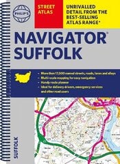 Navigator Street Atlas: Suffolk hind ja info | Reisiraamatud, reisijuhid | kaup24.ee