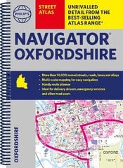 Navigator Street Atlas Oxfordshire hind ja info | Reisiraamatud, reisijuhid | kaup24.ee