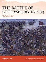 Battle of Gettysburg 1863 (2): The Second Day hind ja info | Ajalooraamatud | kaup24.ee