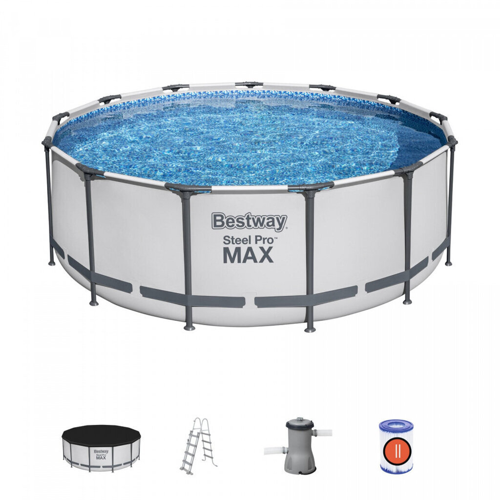 Ujumisbassein - Bestway Steel Pro Max, 396x122 hind ja info | Basseinid | kaup24.ee