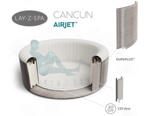 Mullivann Bestway Lay-Z-Spa Cancun, 4 inimesele цена и информация | Бассейны | kaup24.ee