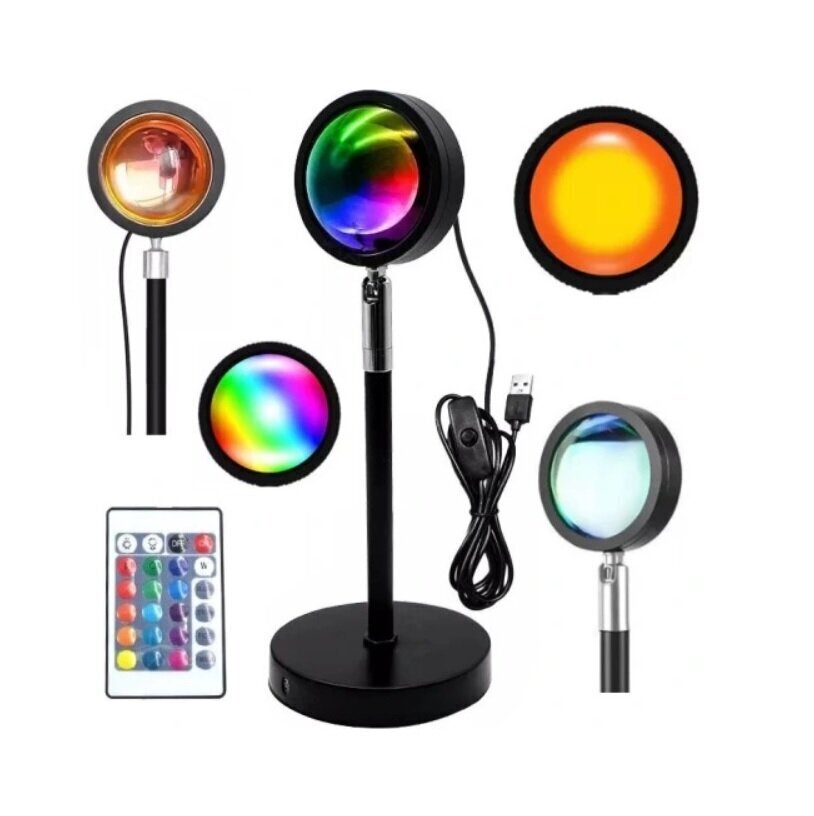 Projektsioon LED valgusti-lamp Päikeseloojangu imitatsioon hind ja info | Arendavad mänguasjad | kaup24.ee