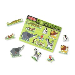 MELISSA & DOUG Пазл со звуками "Зоопарк" цена и информация | Развивающие игрушки | kaup24.ee