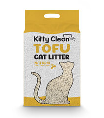 KittyClean Наполнитель для кошачьего туалета тофу / 2,5kg/ Natural цена и информация | Наполнители для кошачьих туалетов | kaup24.ee