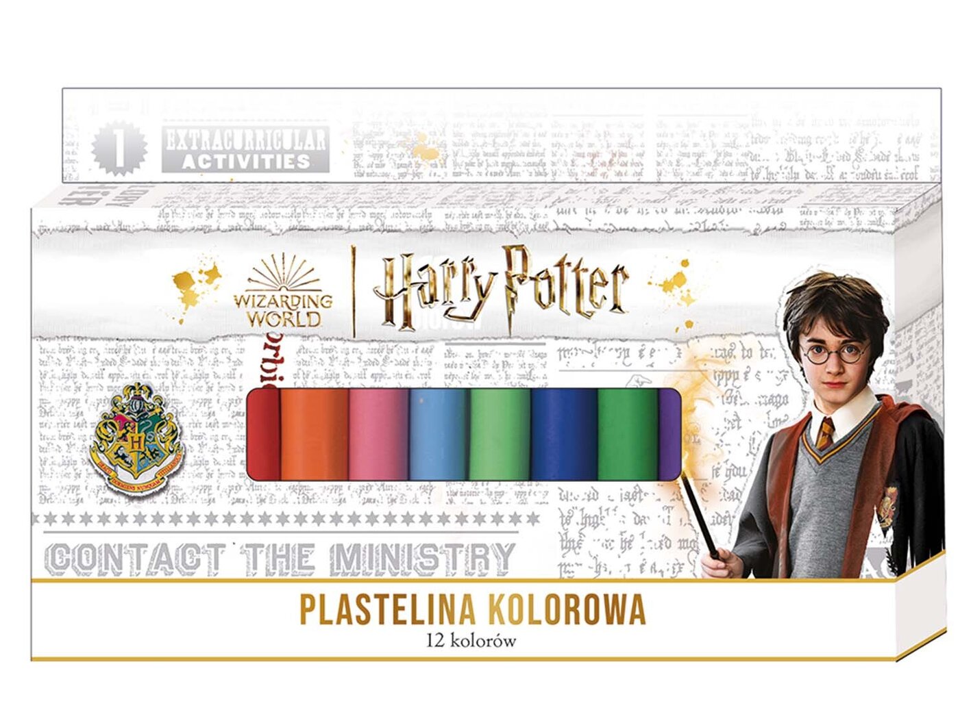 Harry Potteri plastiliin 12 värvi цена и информация | Kunstitarbed, voolimise tarvikud | kaup24.ee