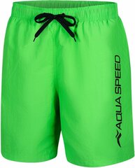 Meeste ujumispüksid Aquaspeed Owen, roheline цена и информация | Плавки, плавательные шорты | kaup24.ee
