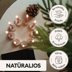 Mesilasvahast küünlad BlueBee Candles, 50 tk hind ja info | Küünlad, küünlajalad | kaup24.ee