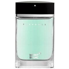 Mont Blanc Presence EDT meestele 75 ml hind ja info | Meeste parfüümid | kaup24.ee