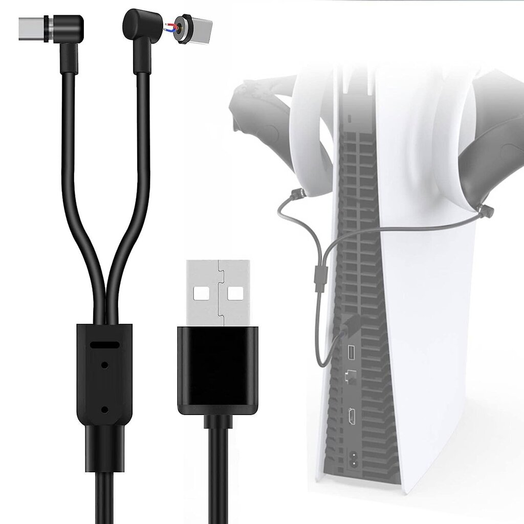 Laadija Dobe Magnetic Double USB - Type-C/Type-C Cable Model TP5-2520 hind ja info | Mobiiltelefonide kaablid | kaup24.ee