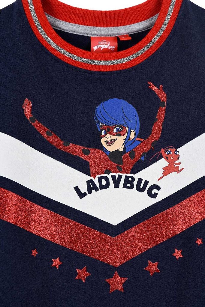 Miraculous Ladybug pikkade varrukatega kleit tüdrukutele hind ja info | Tüdrukute kleidid | kaup24.ee