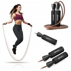 Nahast hüppaja Gymtek G-66101, 275 cm цена и информация | Скакалка Tunturi Pro Adjustable Speed Rope | kaup24.ee