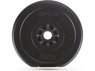 Hantli kaal Gymtek G-66531, 5 kg, 31,5 mm цена и информация | Гантели, гири, штанги | kaup24.ee