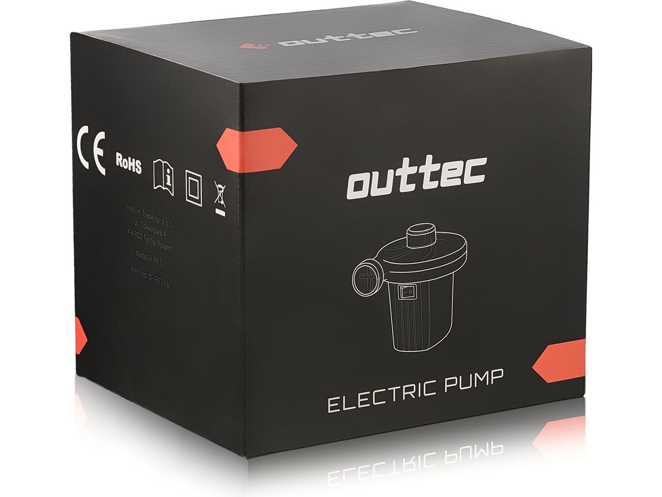 Elektriline pump Outtec O-66056, 220-240V/12V цена и информация | Täispuhutavad madratsid ja mööbel | kaup24.ee