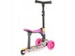 Balance kokkupandav roller 2in1 Stars S-66475, LED, roosa цена и информация | Tõukerattad | kaup24.ee