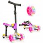 Balance kokkupandav roller 2in1 Stars S-66475, LED, roosa цена и информация | Tõukerattad | kaup24.ee