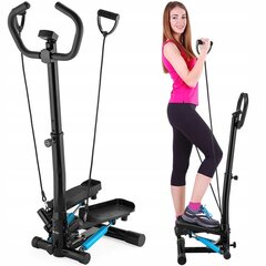 Stepper Gymtek XST900, must/sinine, 120 kg цена и информация | Степ-платформа для аэробики | kaup24.ee