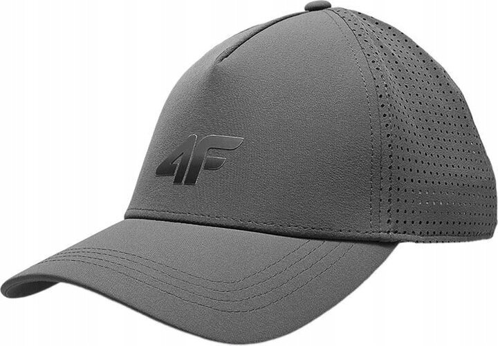 Pesapallimüts 4F 4FSS23ACABM129 23S, suurus L, hall hind ja info | Meeste sallid, mütsid ja kindad | kaup24.ee