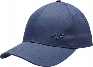 Pesapallimüts 4F 4FSS23ACABM120 32S, M ja L suurus, sinine hind ja info | Meeste sallid, mütsid ja kindad | kaup24.ee