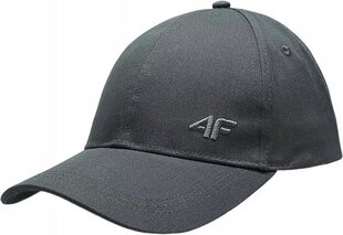 Pesapallimüts 4F 4FSS23ACABM120 24S, suurus M ja L, hall hind ja info | Meeste sallid, mütsid ja kindad | kaup24.ee