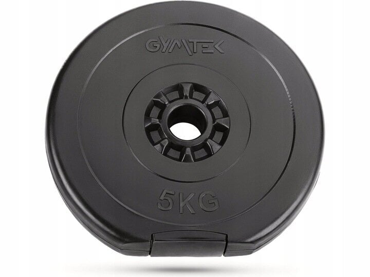 Ketta kaal Gymtek Gy-1057815362, 4x5 kg, must цена и информация | Hantlid, kangid, raskused | kaup24.ee