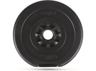 Ketta kaal Gymtek G-66530, 2,5 kg, 31 mm, must цена и информация | Гантели, гири, штанги | kaup24.ee