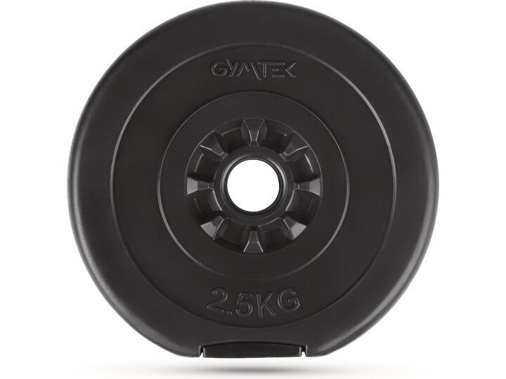 Ketta kaal Gymtek G-66530, 2,5 kg, 31 mm, must hind ja info | Hantlid, kangid, raskused | kaup24.ee