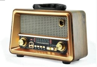 Портативное радио в стиле ретро YUEGAN YG-225US-BT цена и информация | Радиоприемники и будильники | kaup24.ee