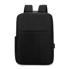 Sülearvuti seljakott USB pesaga, 20L, must цена и информация | Рюкзаки, сумки, чехлы для компьютеров | kaup24.ee