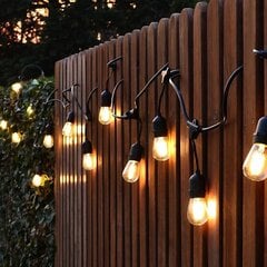 LED lambiketi komplekt rippuvate pesadega 12.5M 15 PIRNI цена и информация | Гирлянды | kaup24.ee