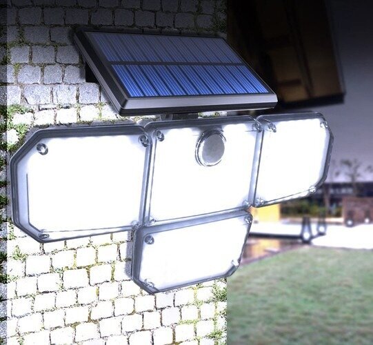 LED-prožektor 181LED liikumisanduriga 29x20CM 9W päikesepaneeliga hind ja info | Aia- ja õuevalgustid | kaup24.ee