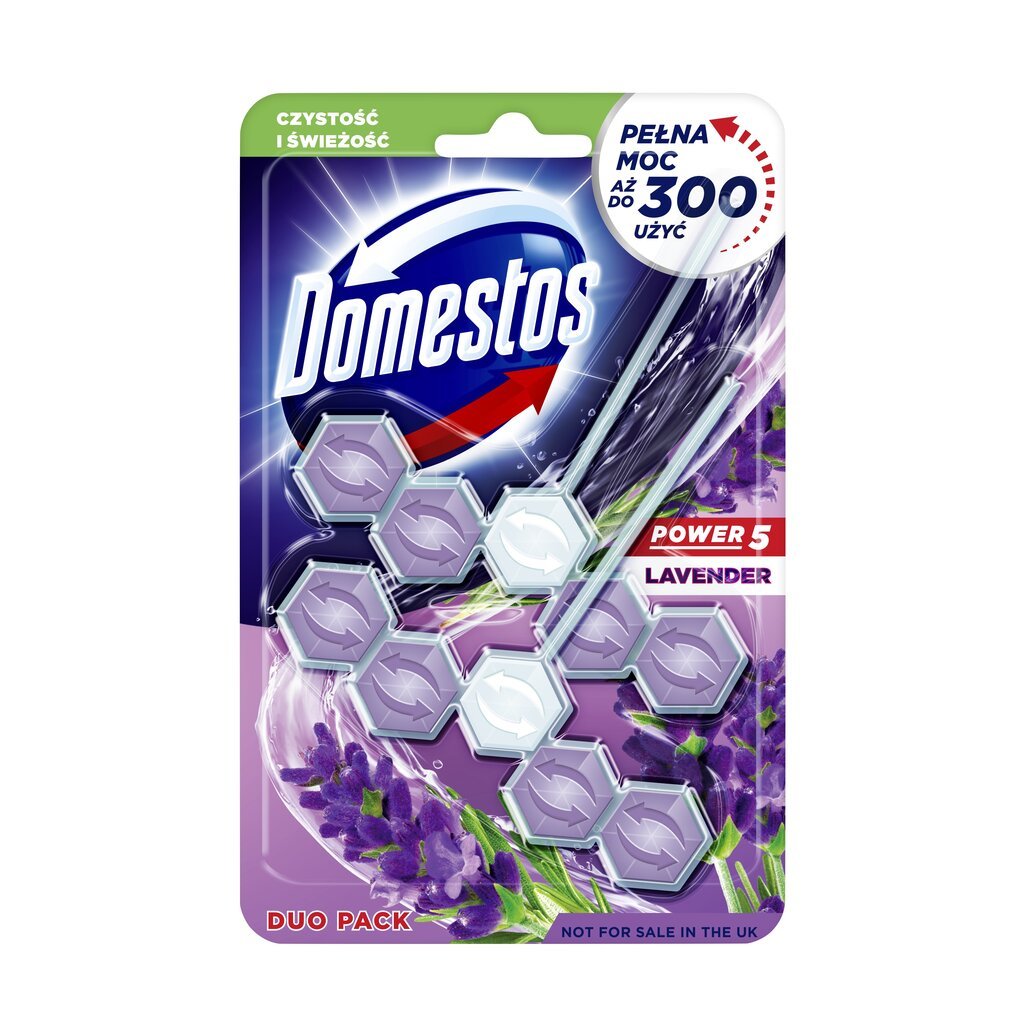 Domestos Duo Cleaner Freshtier Lavender 2x53, 7 pakendikomplekt hind ja info | Puhastusvahendid | kaup24.ee