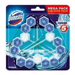 Domestos Trio Cleaner Freshener Ocean 3x55, 5 pakendit цена и информация | Очистители | kaup24.ee