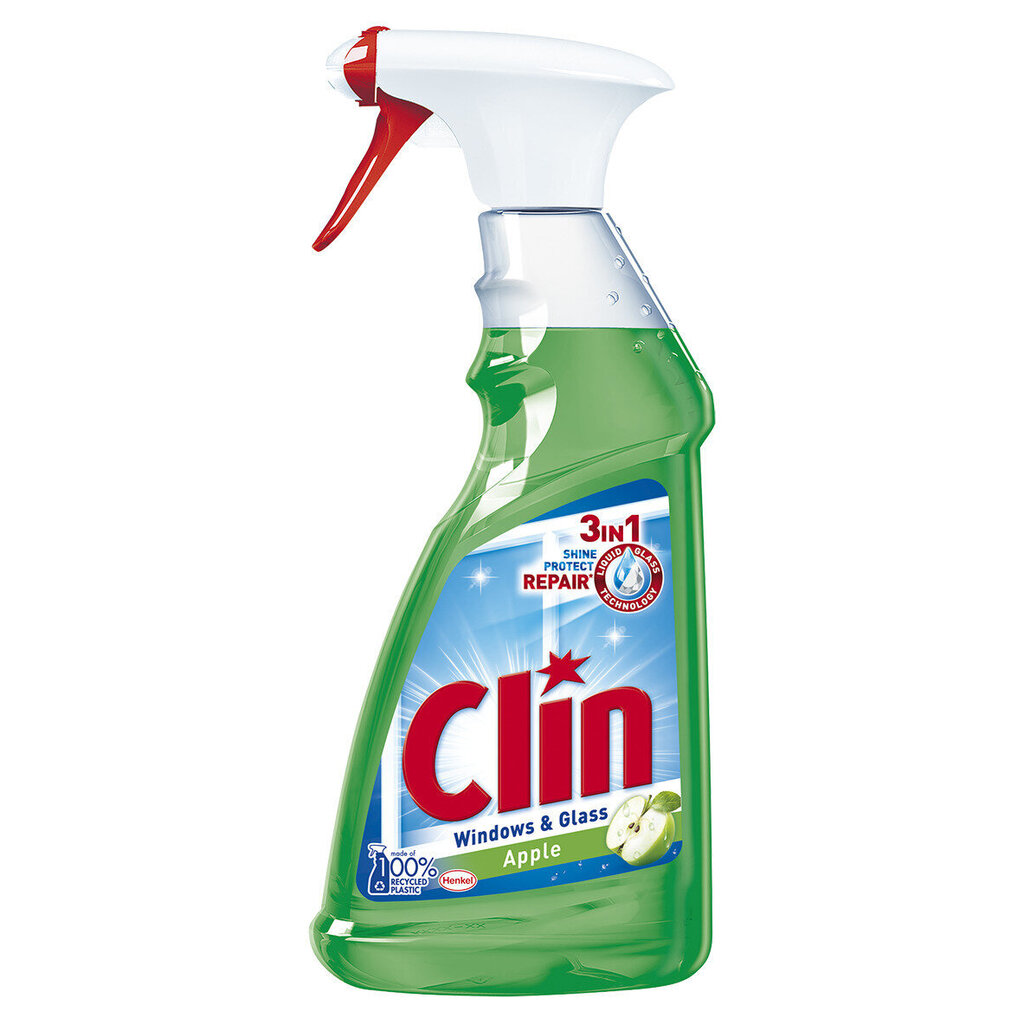 Aknapuhastusvahend Clin Window Cleaner Apple 500ml, 5 pakikomplekt цена и информация | Puhastusvahendid | kaup24.ee