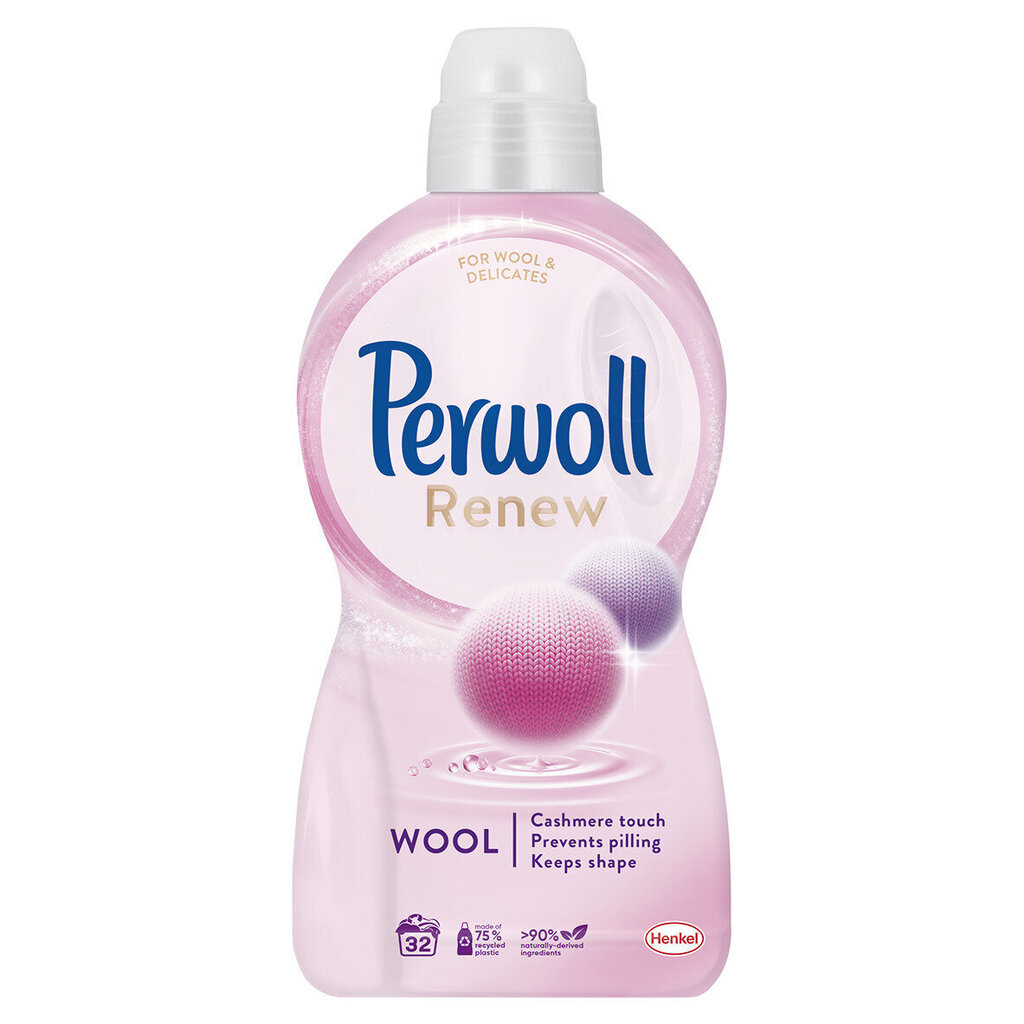 Perwoll Renew Wool vedel pesuvahend 32 pesukorda, 4 pakendit hind ja info | Pesuvahendid | kaup24.ee