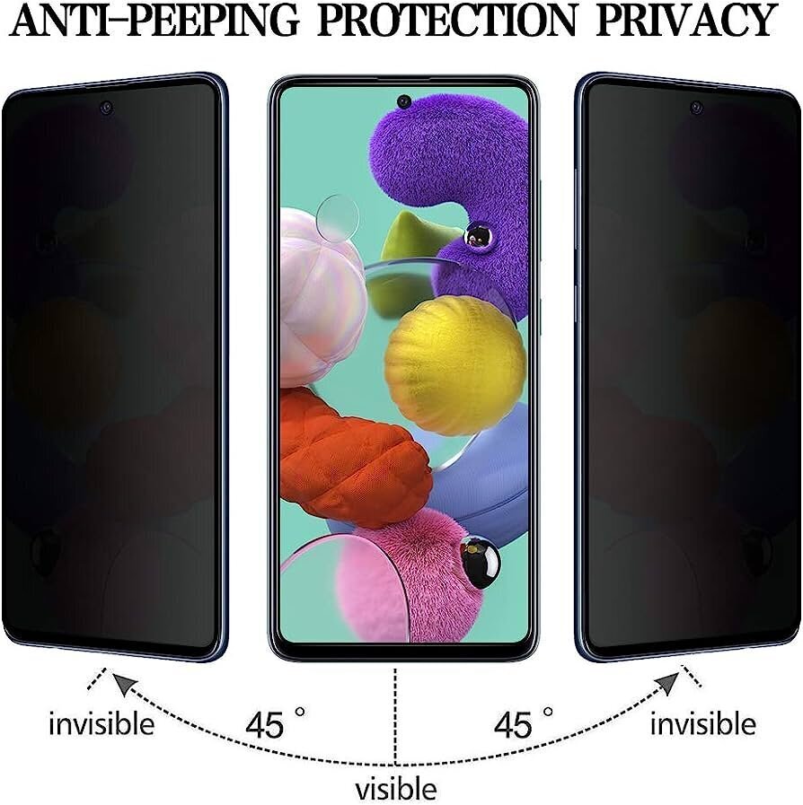 Ekraani kaitseklaas SBR Privacy( Anti-Spy) 5D full screen Samsung Galaxy A53/A53 5G цена и информация | Ekraani kaitsekiled | kaup24.ee