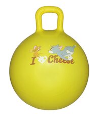 Hopping Ball Fun Ball, yellow 45cm GT69913 цена и информация | Гимнастические мячи | kaup24.ee