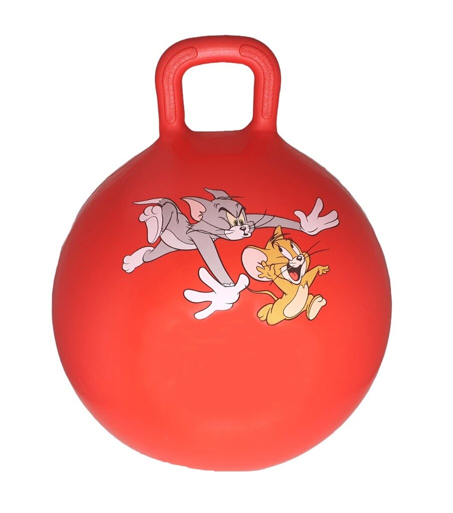 Hüppepall Gerardo's Toys Fun Ball Tom & Jerry, punane hind ja info | Võimlemispallid | kaup24.ee