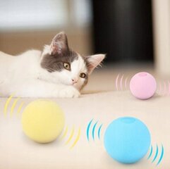 Игрушка для кошек представляет собой синий шарик, который издает звуки пения разных птиц. цена и информация | Игрушка для кошек | kaup24.ee